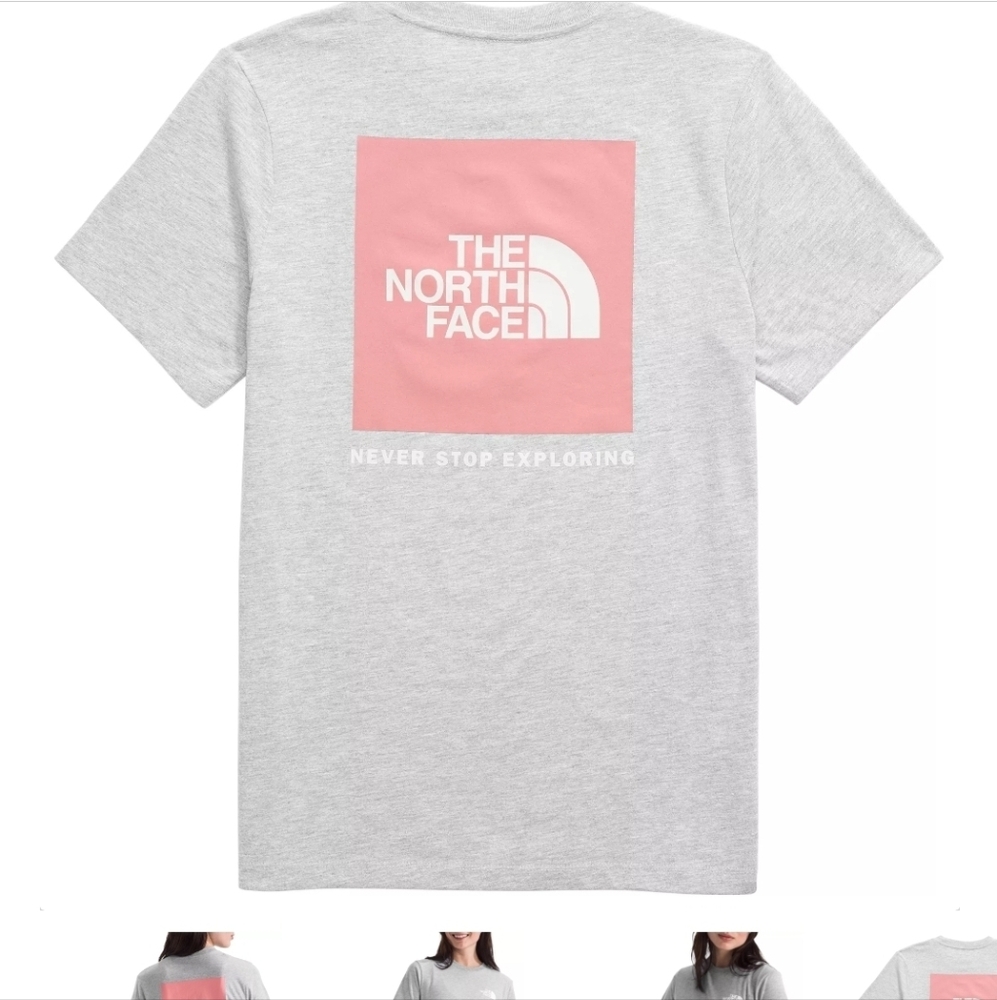 📢ATTENTION,I'm Looking For This Shirt The North Face Women Light Gray&Pink Tee